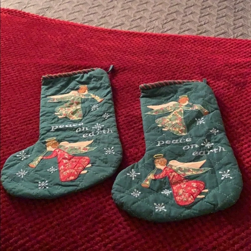 Two Christmas Stockings - Pre Owned